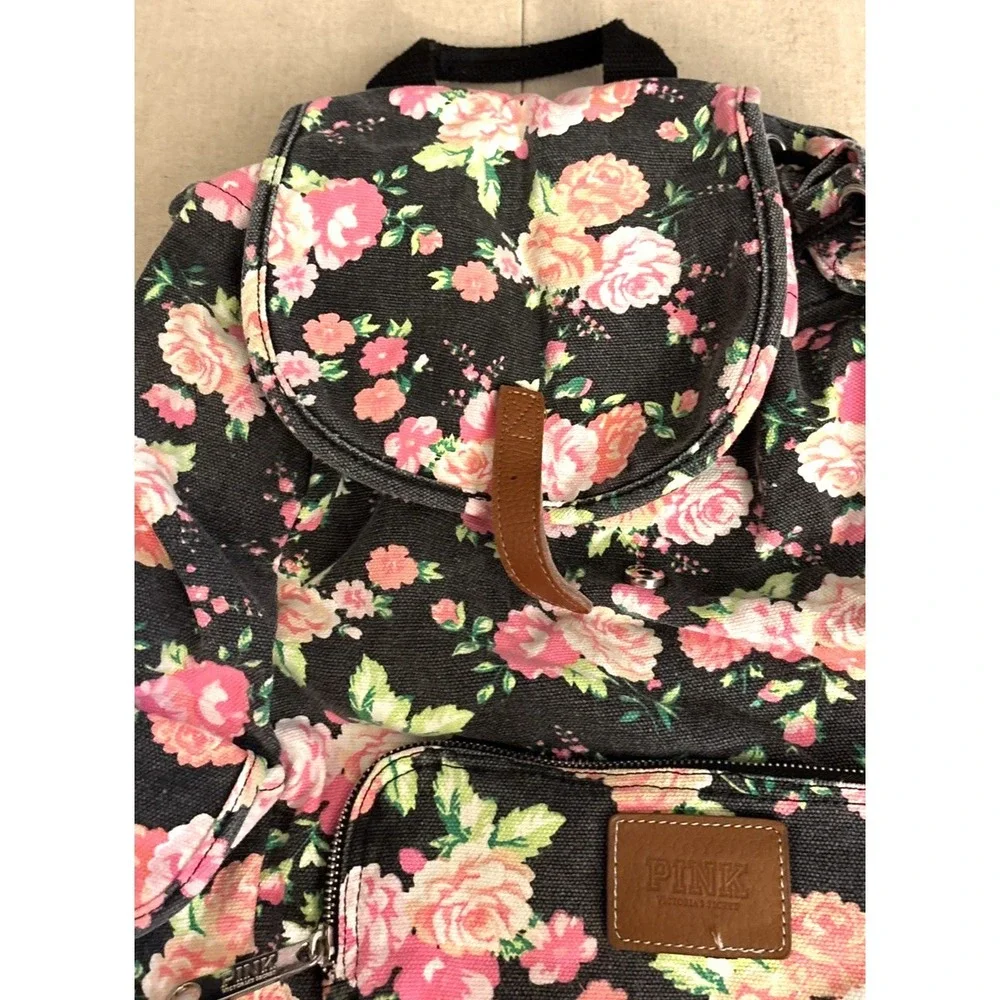 Vintage Victoria's Secret PINK Backpack (Floral Campus Model)  -  READ!